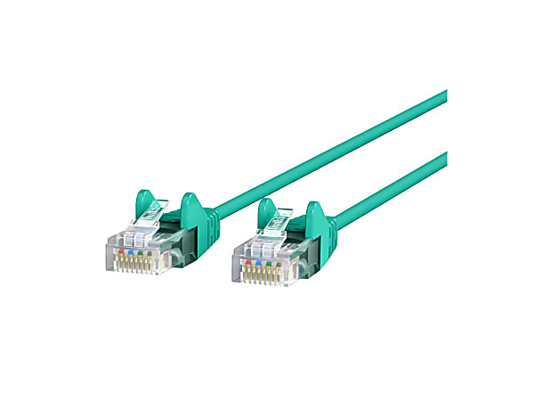 Belkin CAT6 Slim Gigabit Snagless UTP Ethernet Cable - 10 ft Category 6 Network Cable  - CE001B10GRNS