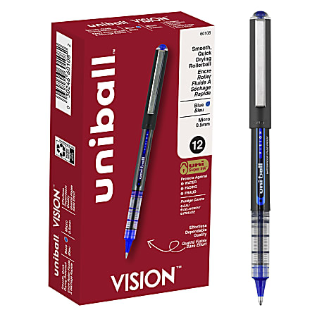 https://media.officedepot.com/images/f_auto,q_auto,e_sharpen,h_450/products/907318/907318_o01_uni_ball_vision_rollerball_pens/907318