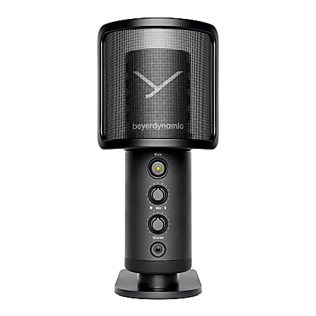 beyerdynamic FOX USB Cardioid Studio Microphone, 6-5/16”, Black