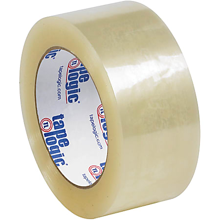 Tape Logic® Quiet Carton-Sealing Tape, 3" Core, 2-Mil, 2" x 110 Yd., Clear, Pack Of 6