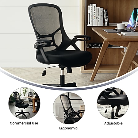 Flash Furniture Porter Ergonomic Mesh High Back Office Chair Black