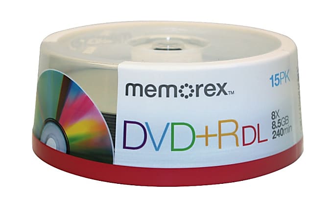 Memorex DVDR Double Layer Recordable Media Spindle 8.5GB240