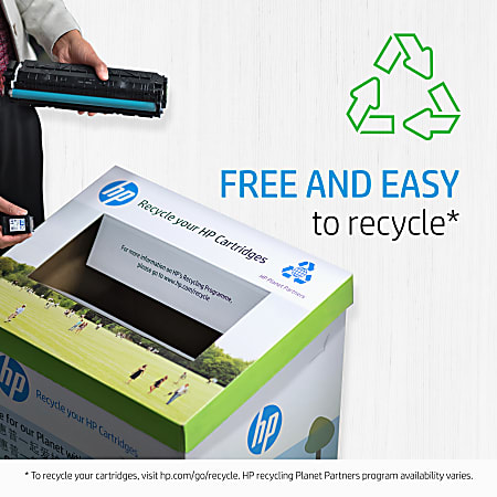 125A Toner Cartridges 4 Pack High Yield Replacement For HP 125A