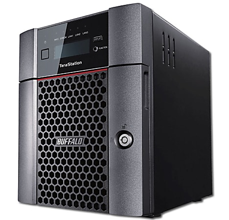 Buffalo TeraStation 5410DN Desktop 24TB NAS Hard Drives Included - Annapurna Labs Alpine AL-314 1.70 GHz - 4 x HDD Installed - 24 TB Installed HDD Capacity - 4 GB RAM DDR3 SDRAM - Serial ATA/600 Controller