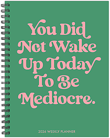 2026 Willow Creek Press Softcover Weekly/Monthly Planner, 6-1/2" x 8-1/2", Mediocre, January To December, 57544