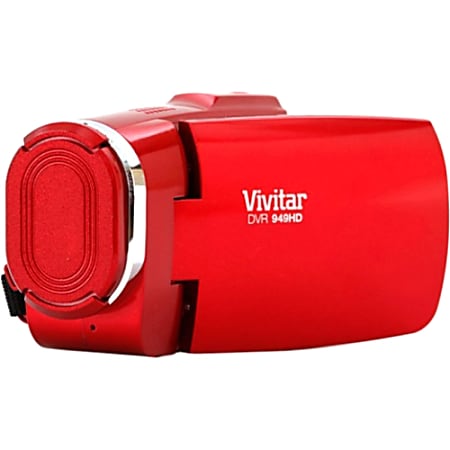 Vivitar DVR 949HD Digital Camcorder - 2.7" - Touchscreen LCD - CMOS - Full HD - Black