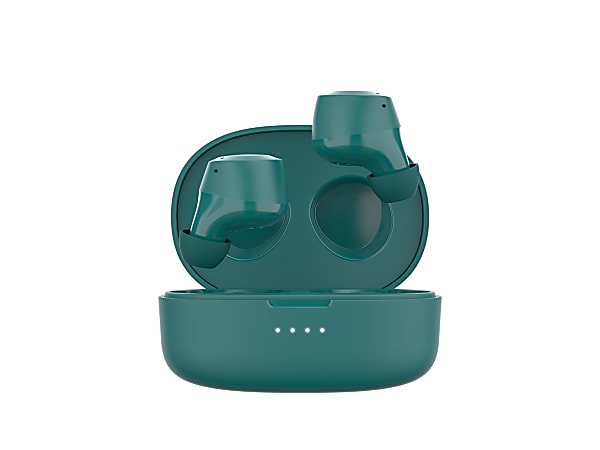 Belkin SoundForm Bolt Wireless Earbuds - Mono, Stereo - Wireless - Bluetooth - 32.8 ft - Earbud - Binaural - In-ear - Blue, Teal