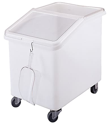 Cambro Slant-Top Ingredient Bin, 37 Gallons, 28"H x 21-1/2"W x 29-1/2"D, White