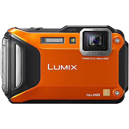 Panasonic Lumix DMC-TS5 16.1 Megapixel Compact Camera - Orange