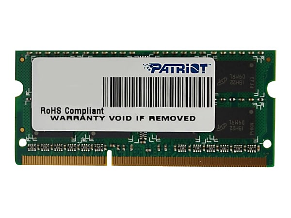 Patriot Signature Line - DDR3 - module - 4 GB - SO-DIMM 204-pin - 1333 MT/s / PC3-10600 - CL9 - 1.5 V - unbuffered - non-ECC