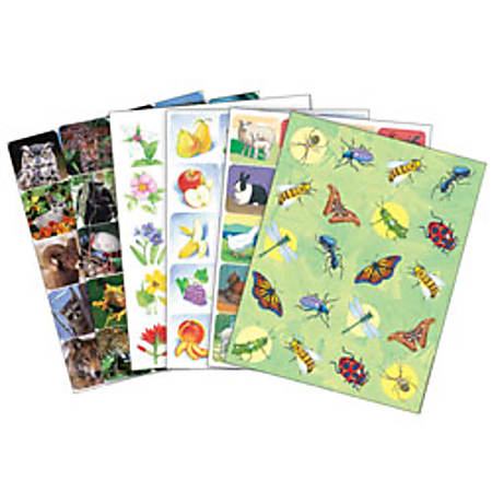 Eureka Realistic Sticker Assortment, 1" x 1", Pack Of 1440