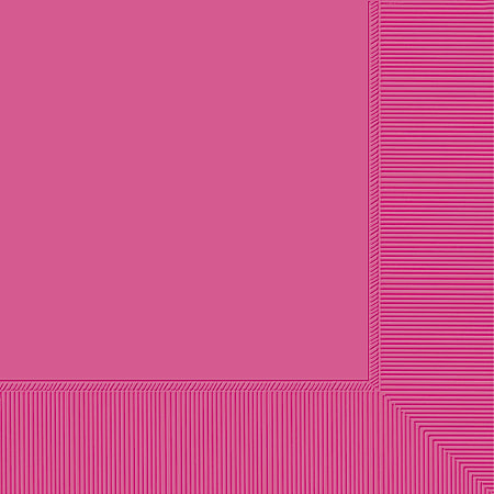 Amscan Beverage Napkins, 5" x 5", Bright Pink, 100 Napkins Per Pack, Case Of 6 Packs