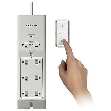 Belkin F7C01008Q Conserve Switch 8-Outlets Surge Suppressor -