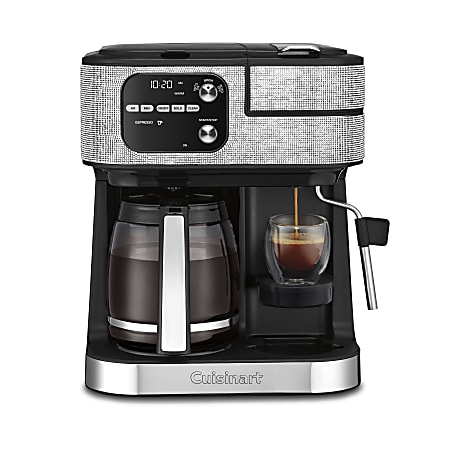 Cuisinart Barista Bar 12-Cup 4-in-1 Coffee Maker, Chrome/Black
