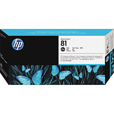 HP 81, Black Printhead & Cleaner (C4950A)