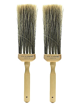 Royal & Langnickel Faux Bristle Flogging Brush, Size 2, Synthetic Bristle, Natural Brown