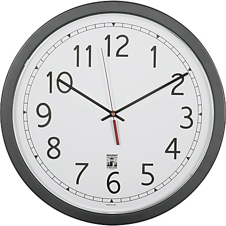 SelfSet Wall Clock, 16-1/2 SelfSet Wall Clock, 16-1/2