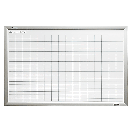 SKILCRAFT® Work/Plan Magnetic Dry-Erase White Board, Steel, 72" x 48", Silver Aluminum Frame (AbilityOne 7110-01-622-1763)