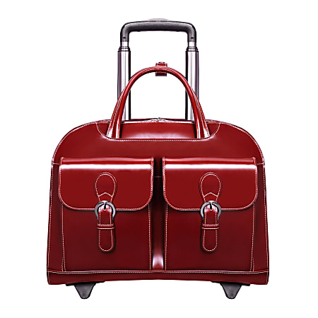 McKleinUSA Davis Briefcase, Red