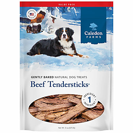 Caledon Farms Beef Tendersticks Dog Treats, 12 Oz, Total Qty 4