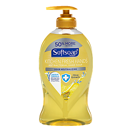 Softsoap® Antibacterial Liquid Hand Soap, Citrus Extracts Scent, 11.25 Oz Bottle