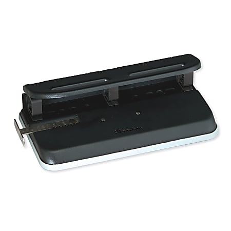 Swingline Heavy Duty Paper Punch Black - Office Depot