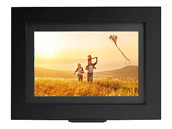 Brookstone PhotoShare Friends And Family Smart Photo Frame - Digital photo frame - 8" - black