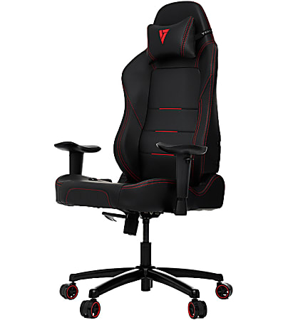 Vertagear PL 1000 Series Ergonomic Faux Leather High-Back Gaming Chair, Red
