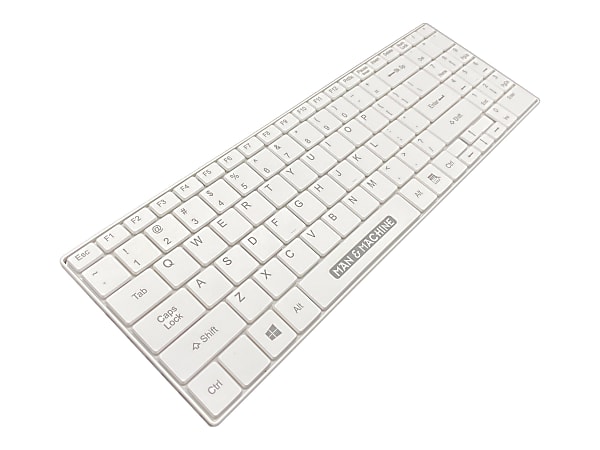 Man & Machine Its Cool - Keyboard - washable - USB - white