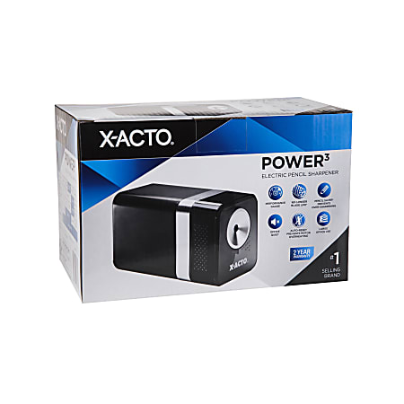 X ACTO XLR Electric Pencil Sharpener Black - Office Depot