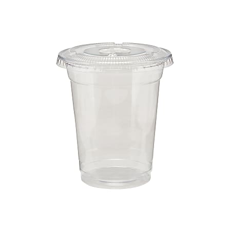 H-E-B 12 oz Clear Plastic To Go Cups with Lids