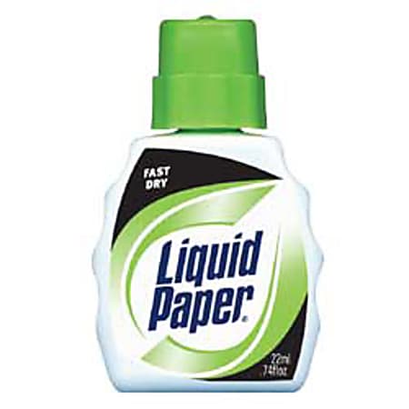 Paper Mate® Liquid Paper® Correction Fluid, Fast Dry, Bond White