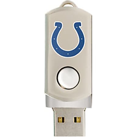Centon DataStick Twist NFL USB Flash Drive, Indianapolis Colts, 4GB