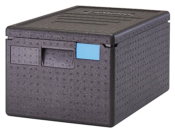 Cambro Cam GoBox GN 1/1 8" Top Loading Food Transporter, 12-7/16"H x 15-3/4"W x 23-5/8"D, Black