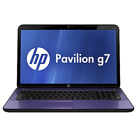 HP Pavilion g7-2300 g7-2318nr 17.3" LCD Notebook - AMD A-Series A6-4400M Dual-core (2 Core) 2.70 GHz - 6 GB DDR3 SDRAM - 1 TB HDD - Windows 8 64-bit - 1600 x 900 - BrightView - Bright Purple