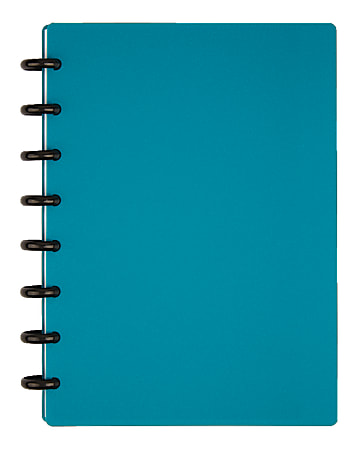 TUL™ Custom Note-Taking System Discbound Notebook, Junior Size, Poly Cover, Teal