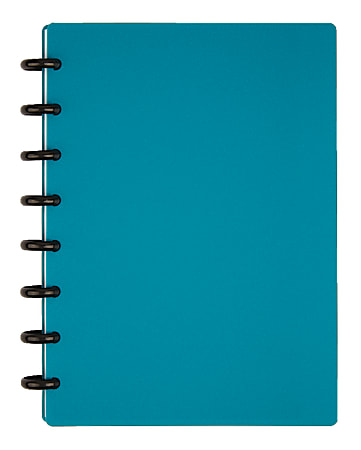 TUL™ Custom Note-Taking System Discbound Notebook, Junior Size, Poly Cover, Teal