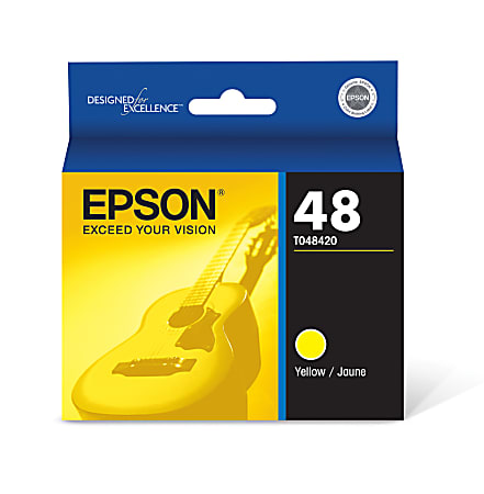 Epson® 48 Yellow Ink Cartridge, T048420