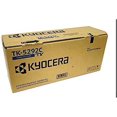 Kyocera TK-5292C Original Laser Toner Cartridge - Cyan - 1 Each - 13000 Pages Kyocera TK-5292C Original Laser Toner Cartridge - Cyan - 1 Each - 13000 Pages