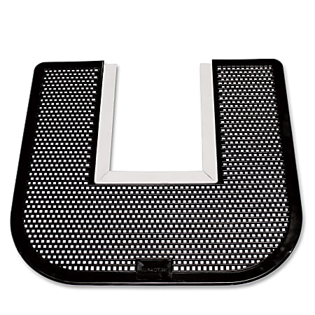 Genuine Joe Deodorizing Commode Mat - Restroom - Black