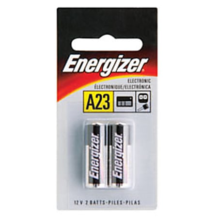 Energizer® 12-Volt Alkaline Battery, A23, Pack Of 2