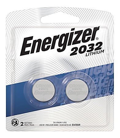 Energizer® 3-Volt Lithium Coin Batteries, Pack Of 2