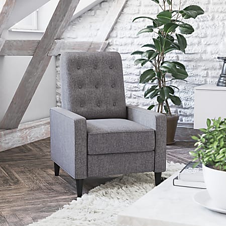 Button recliner chair sale