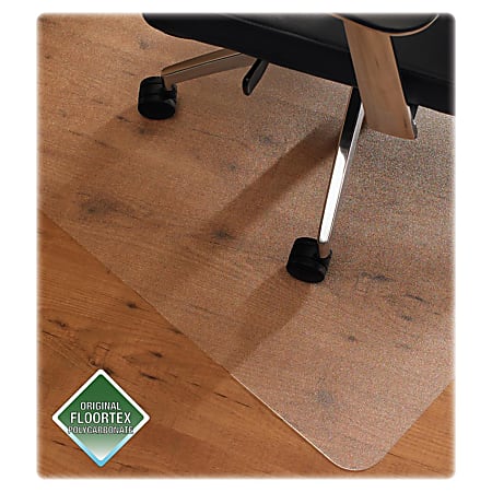 Floortex Ultimat Polycarbonate Chair Mat For Low Medium Pile Carpets Up To 12 48 x 79 Office Depot