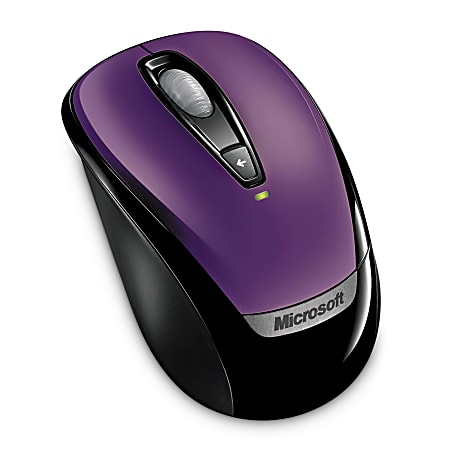 Microsoft® Wireless Mobile Mouse 3000, Purple