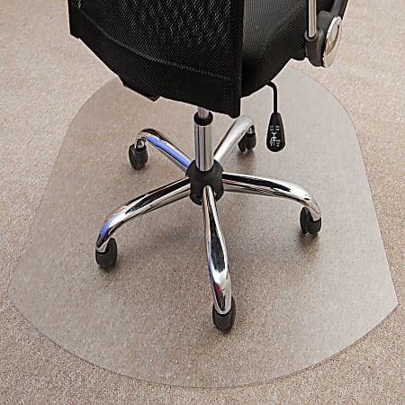 Floortex ultimat polycarbonate chair mat for plush pile carpets Clearance