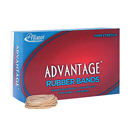 Alliance® Advantage® Rubber Bands In 1-Lb Box, #16, 2 1/2" x 1/16", Box Of 1,800