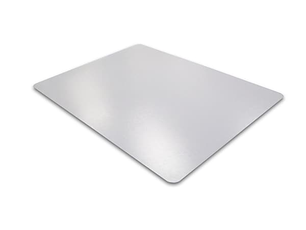 Floortex Cleartex Ultimat Hard Floor Rectangular Chairmat, Hard Floor, 47" L x 35" W x 75 mil Thickness, Rectangle, Polycarbonate, Clear