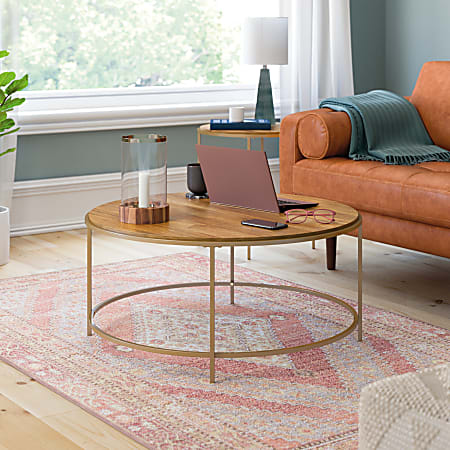 Sauder manhattan gate coffee table in sindoori mango discount