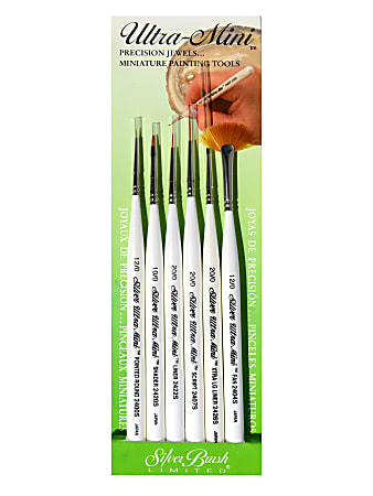 Silver Brush Ultra Mini Sets - High quality artists paint